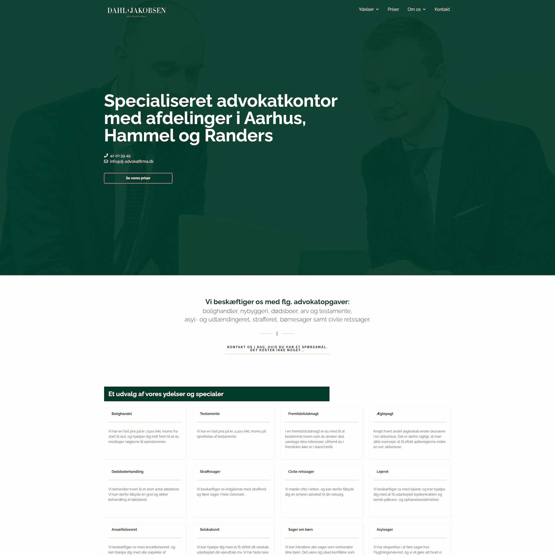 Case: Dahl Jakobsen Advokatfirma - Webudvikling & SEO leveret af 360digital