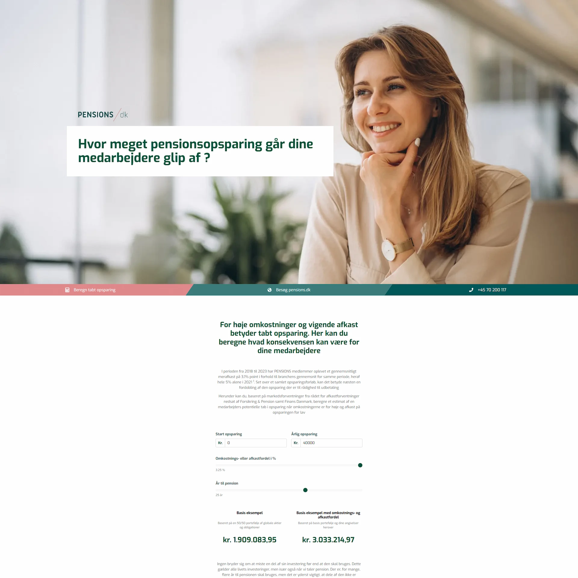 Case: Pensions - Webudvikling & SEO leveret af 360digital