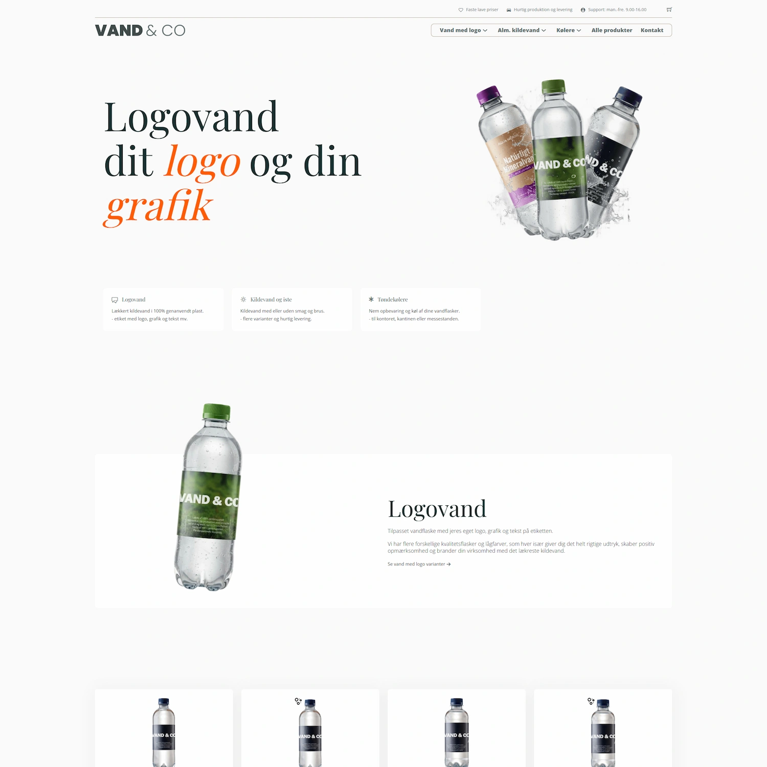 Reference: Vand & Co - Webshop & SEO
